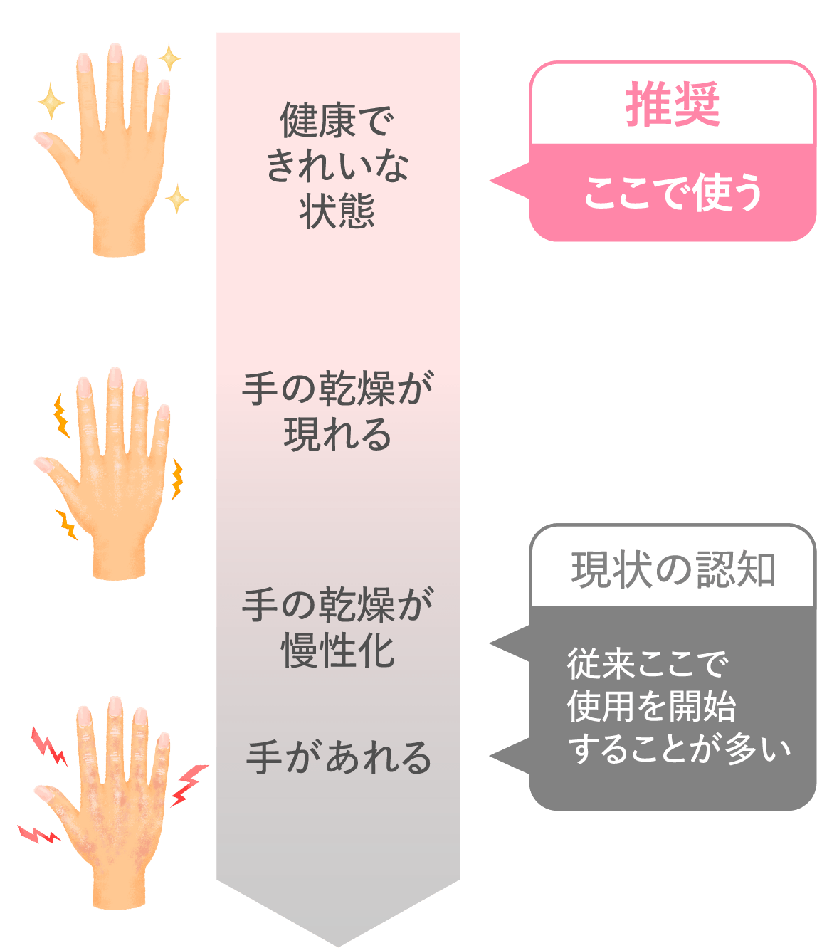 手袋使用開始時期