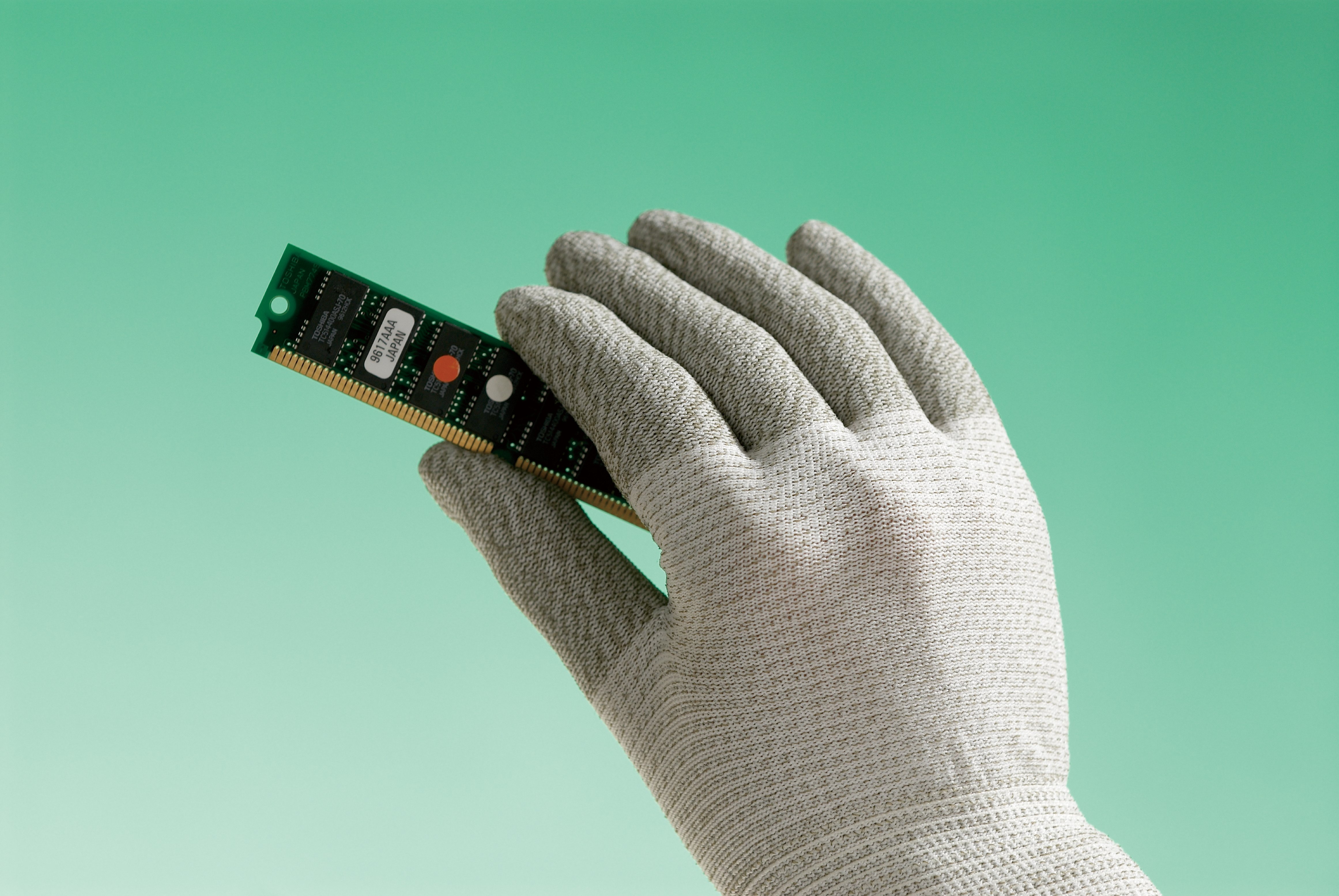 イメージ画像(制電ラインフィット手袋)