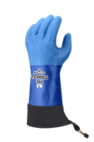 商品画像（防寒テムレス カフ ブルー L）