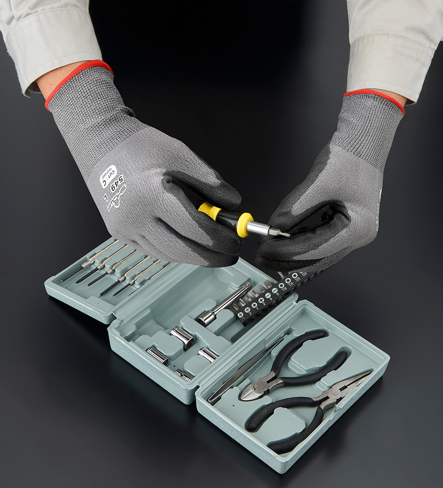 ユース画像(耐切創パームX手袋)