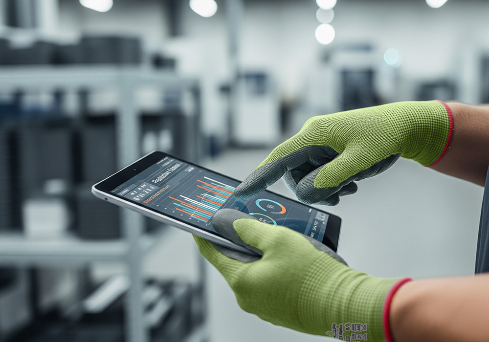 作業効率を落とさない、タッチパネル対応