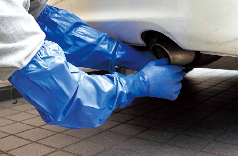 腕全体をカバー